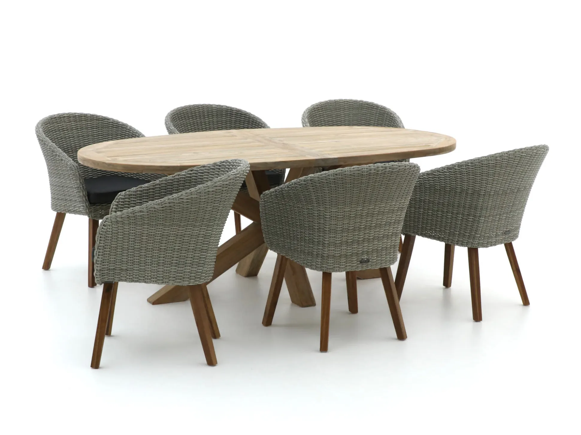 Intenso Tropea/ROUGH-Y Ellips 200cm dining tuinset 7-delig