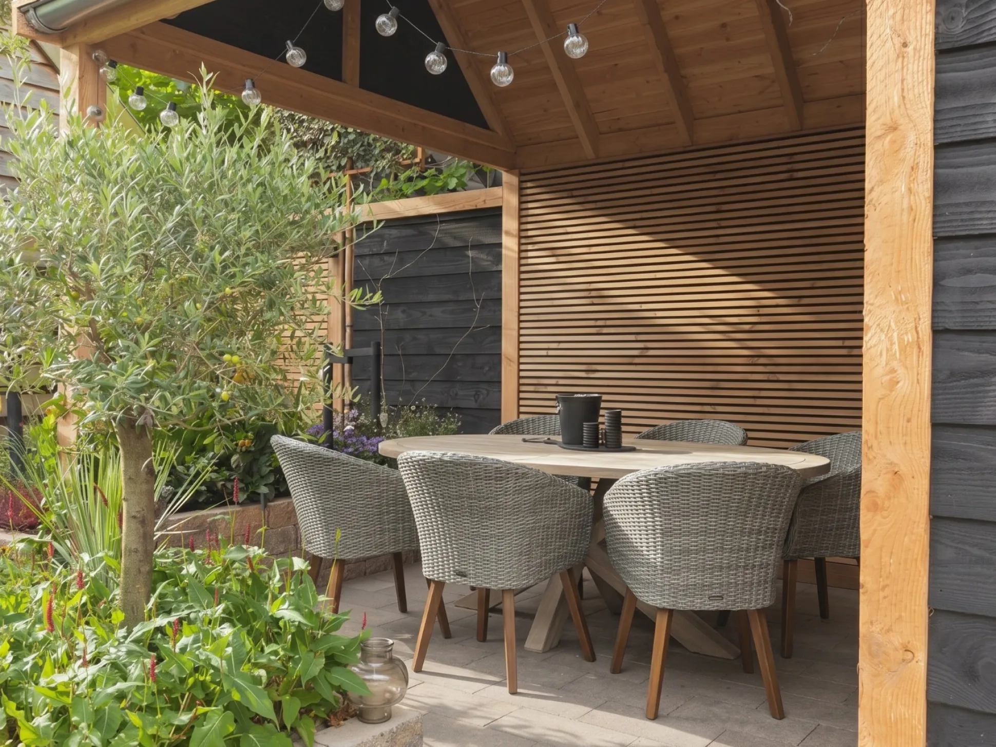 Intenso Tropea/ROUGH-Y Ellips 200cm dining tuinset 7-delig