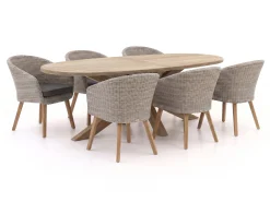 Intenso Tropea/ROUGH-Y Ellips 240cm dining tuinset 7-delig