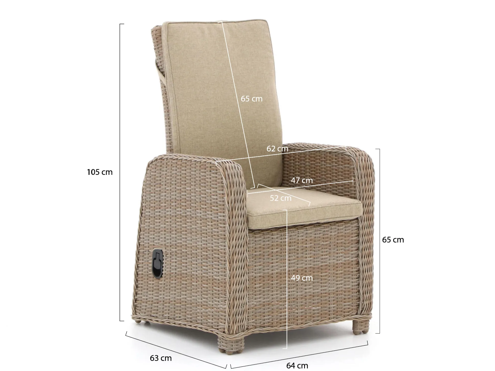 Intenso Umbria/Lagundo 230cm dining tuinset 7-delig verstelbaar