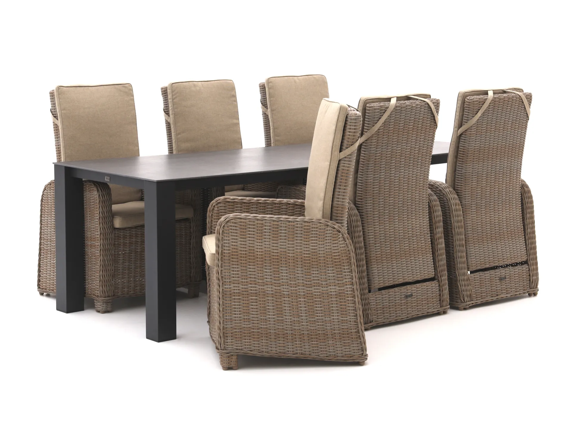 Intenso Umbria/Lagundo 230cm dining tuinset 7-delig verstelbaar