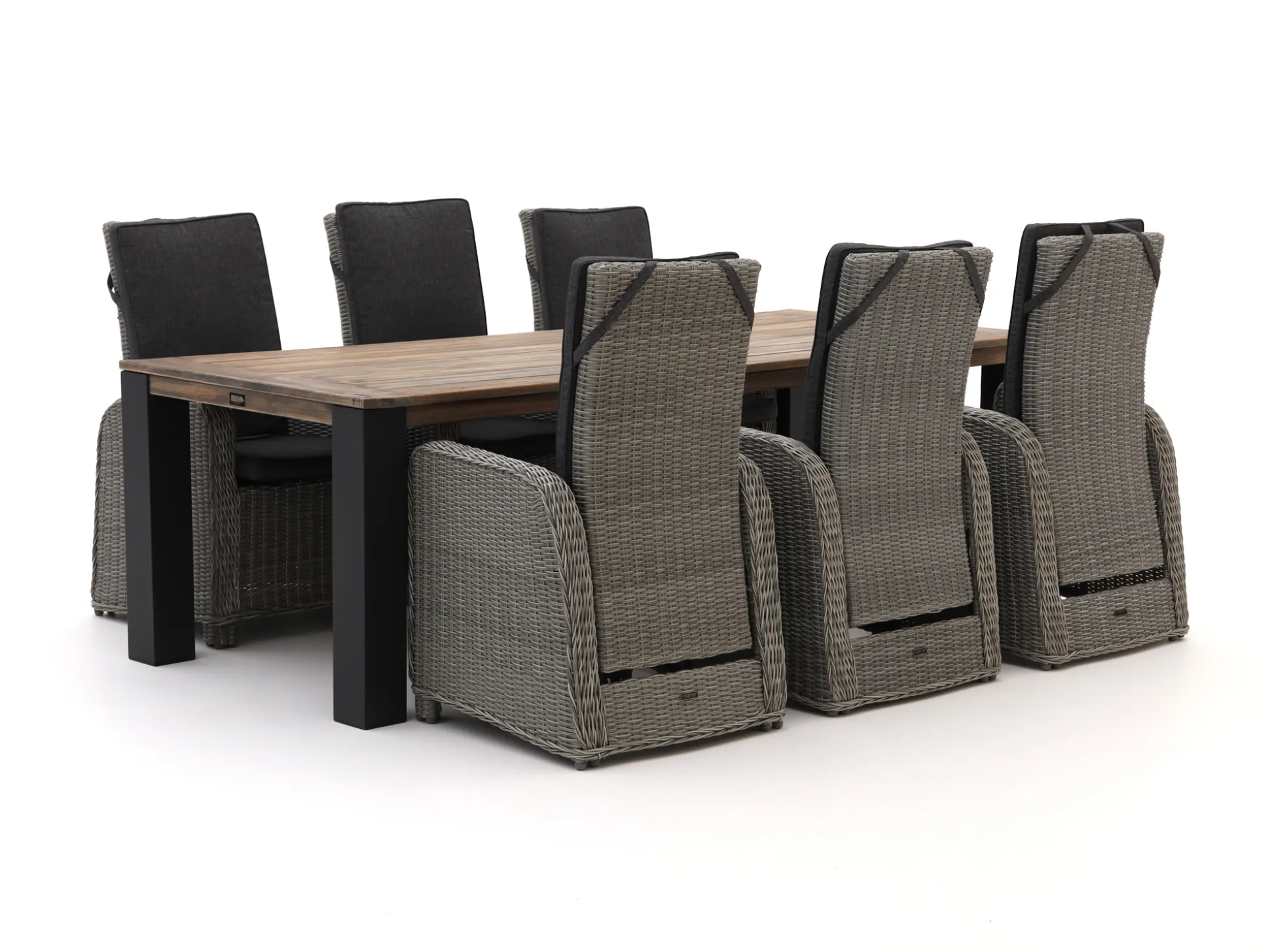 Intenso Umbria/ROUGH-X 240cm dining tuinset 7-delig verstelbaar