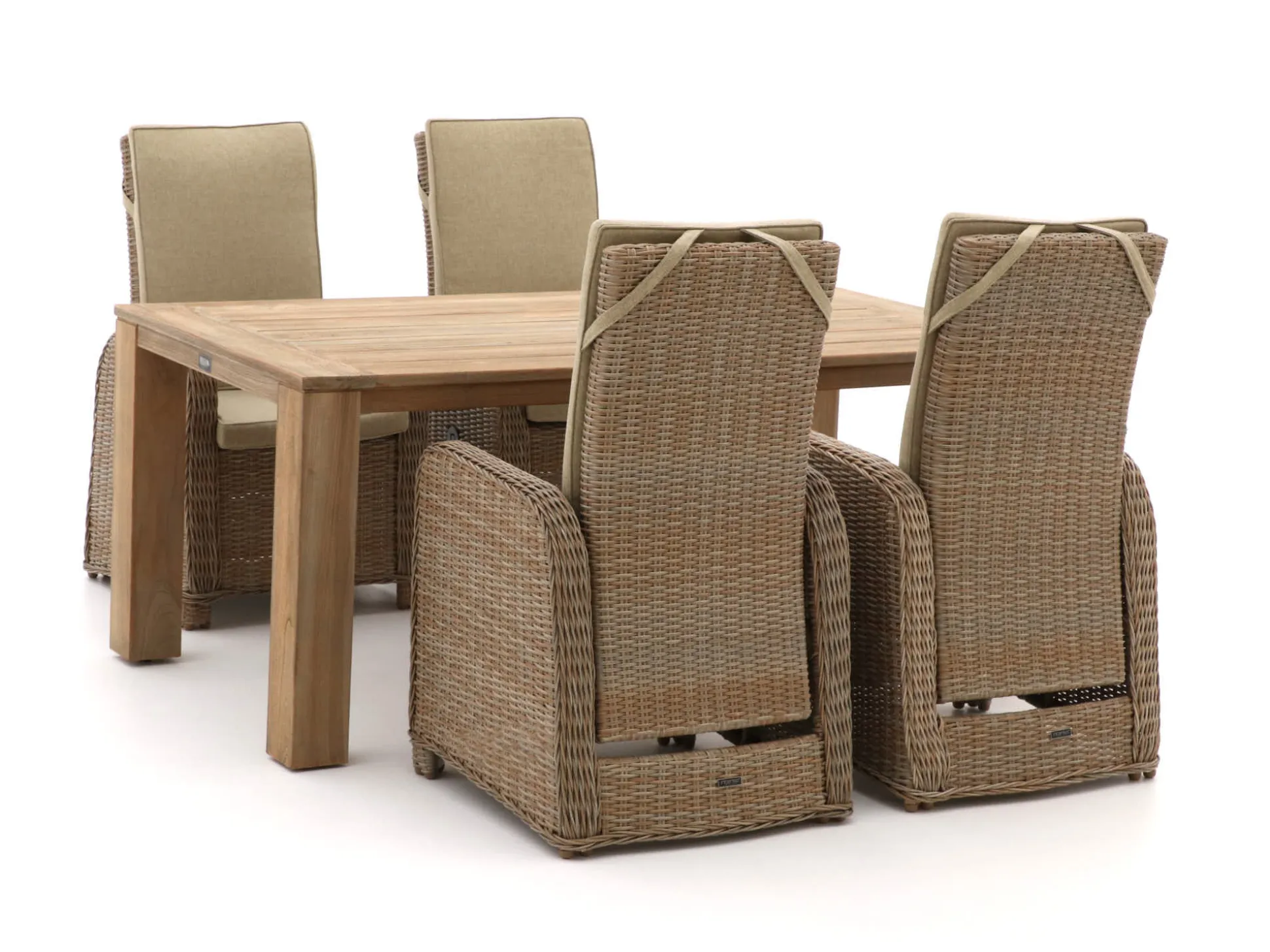 Intenso Umbria/ROUGH-X 200cm dining tuinset 5-delig verstelbaar