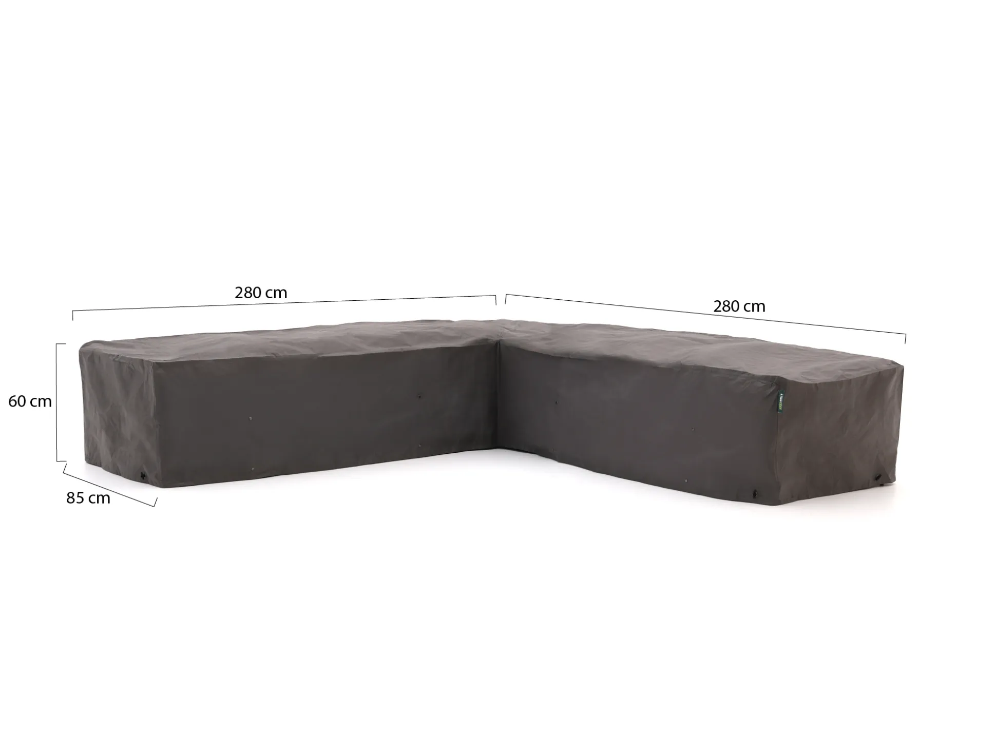 Kees Smit Tuinmeubelhoes hoek loungeset 280x85/280x85x60cm
