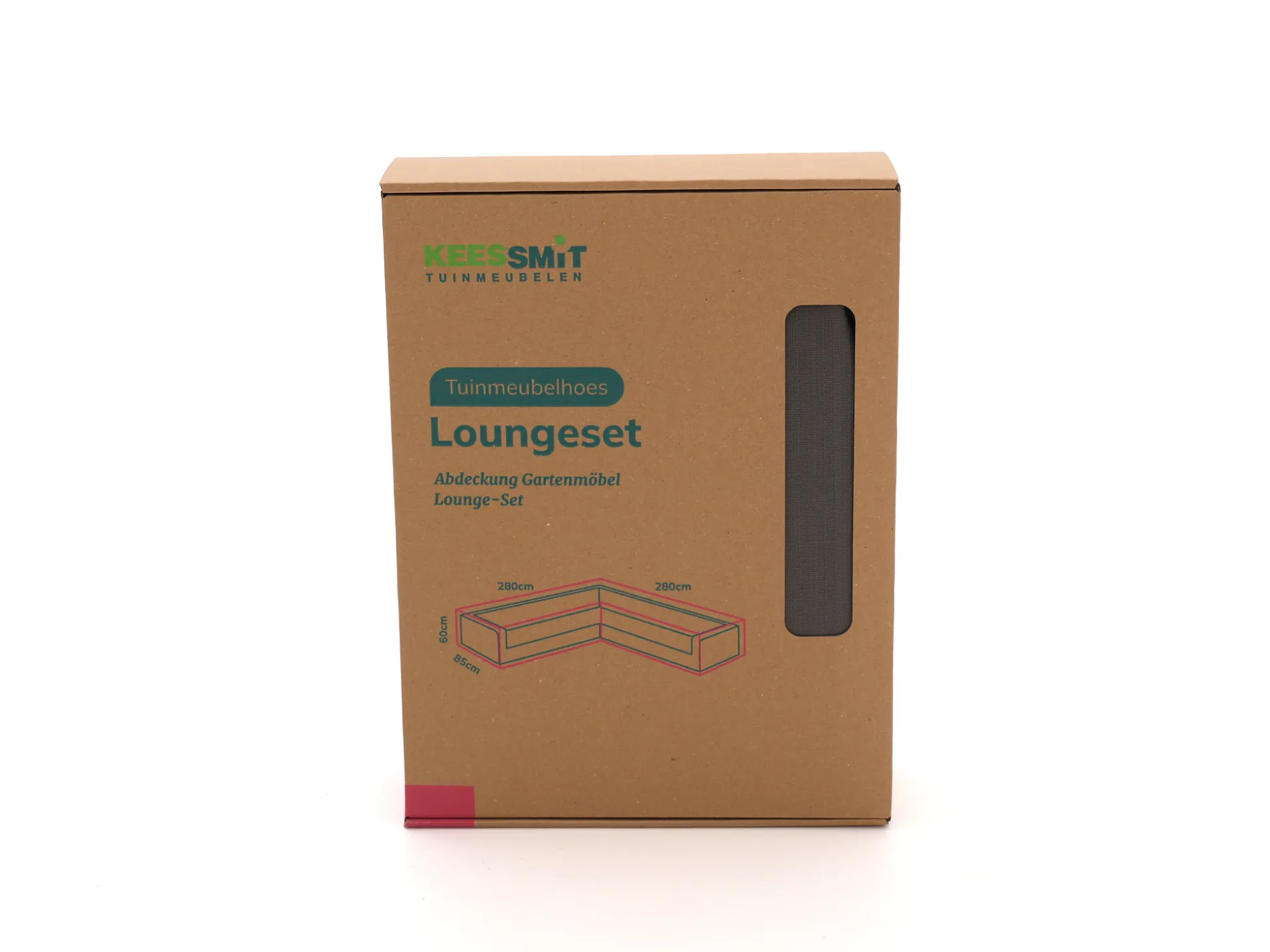 Kees Smit Tuinmeubelhoes hoek loungeset 280x85/280x85x60cm