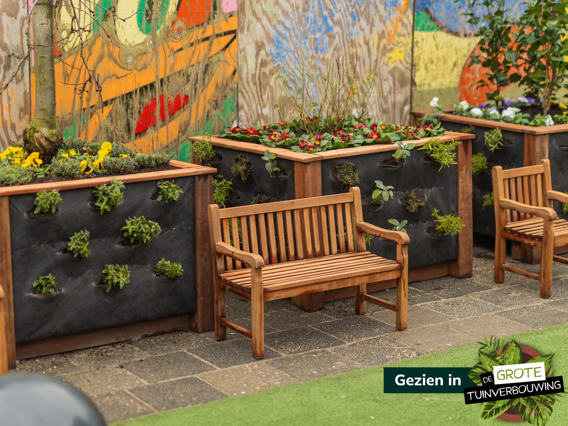Kinder tuinbank 75x40x56cm