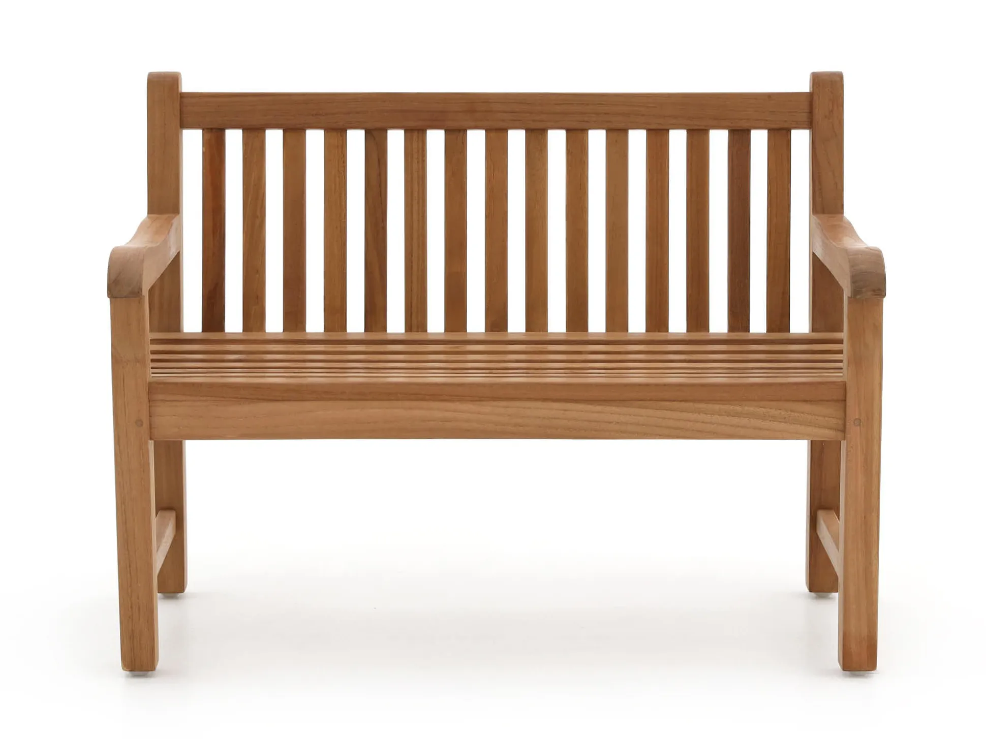 Kinder tuinbank 75x40x56cm/KiKabeer Groot 30cm Bruin