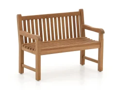 Kinder tuinbank 75x40x56cm/KiKabeer Groot 30cm Bruin