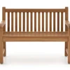 Kinder tuinbank 75x40x56cm/KiKabeer Groot 30cm wit