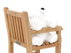 Kinder tuinstoel 35x40x56cm/KiKabeer Groot 30cm wit