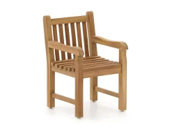 Kinder tuinstoel 35x40x56cm/KiKabeer Groot 30cm Bruin