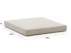 Kussen t.b.v. Bellagio Avolo lounge tuintafel 100x100cm