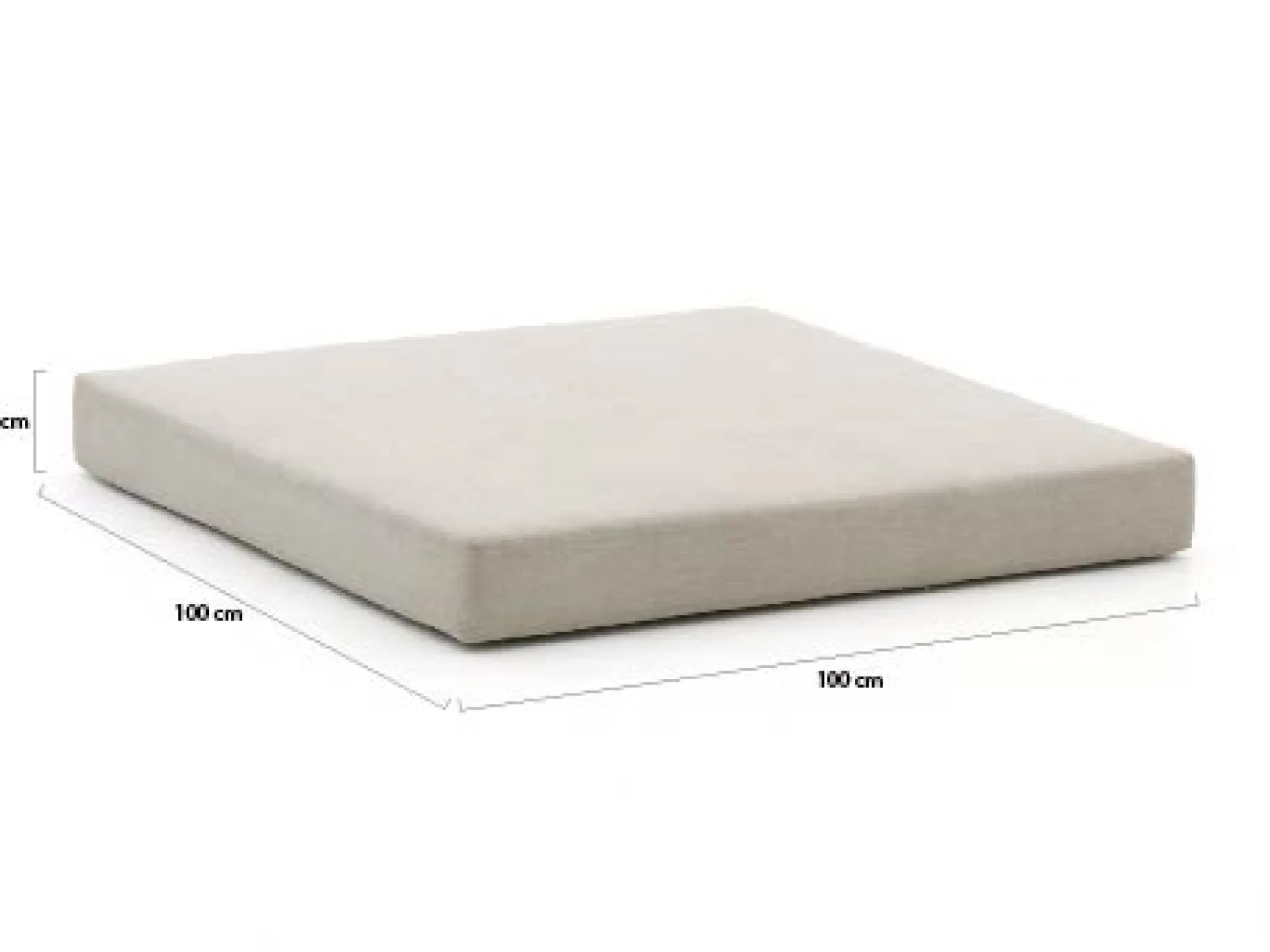 Kussen t.b.v. Bellagio Avolo lounge tuintafel 100x100cm