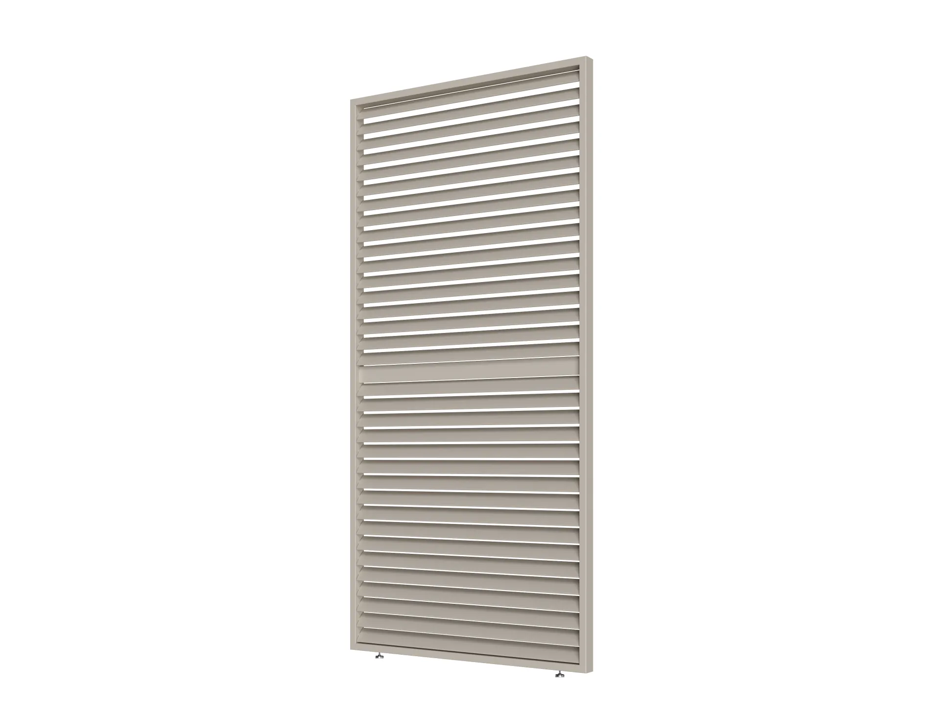 Lamellen zijpaneel 120cm universeel t.b.v. Cedrino Pergola verstelbaar