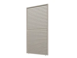 Lamellen zijpaneel 130cm universeel t.b.v. Cedrino Pergola verstelbaar