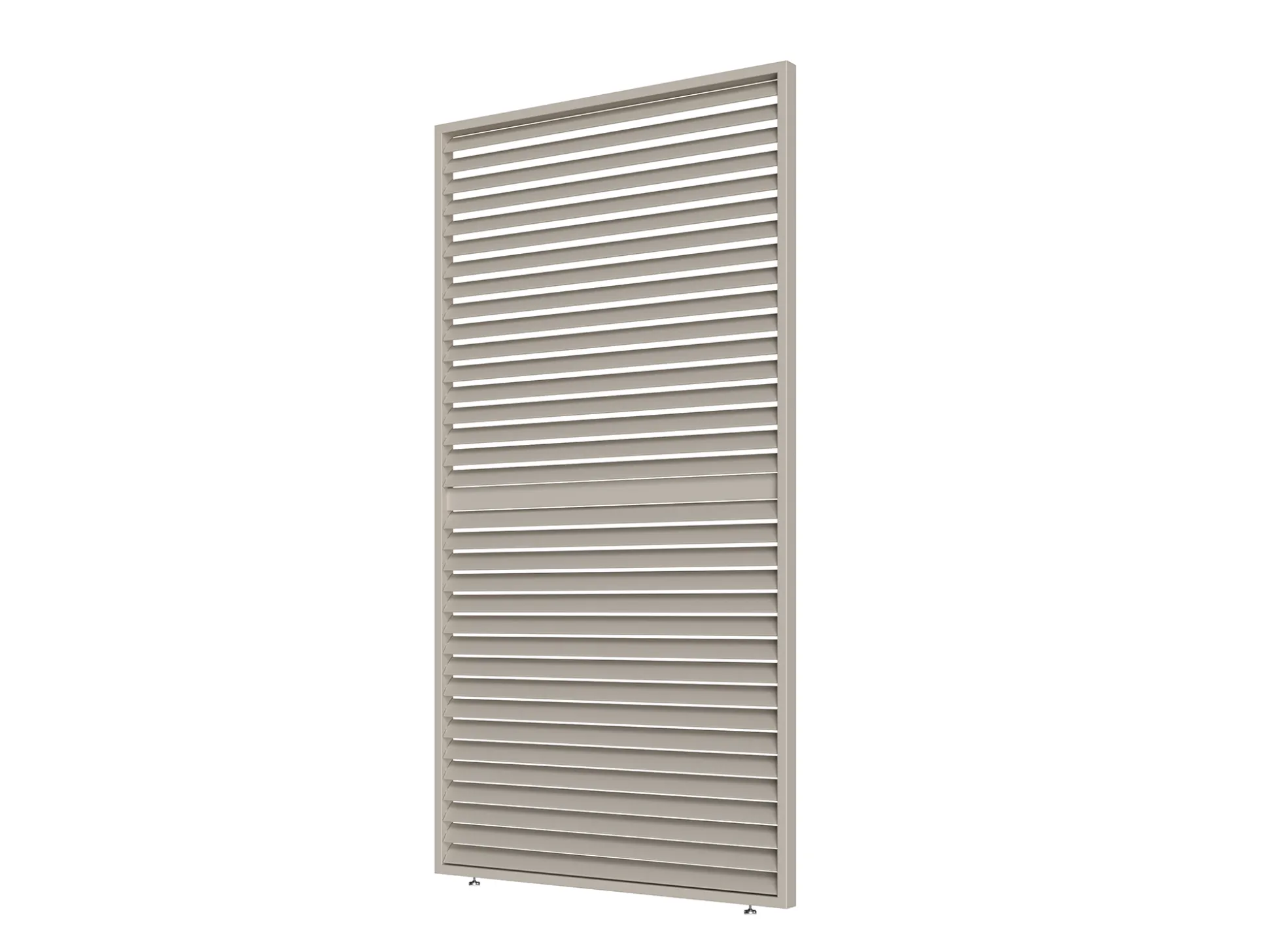 Lamellen zijpaneel 130cm universeel t.b.v. Cedrino Pergola verstelbaar