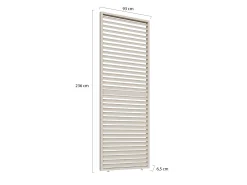 Lamellen zijpaneel 90cm universeel t.b.v. Cedrino Pergola verstelbaar