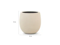 Luca Lifestyle Grigio Balloon bloempot L ø55cm (h:55cm)