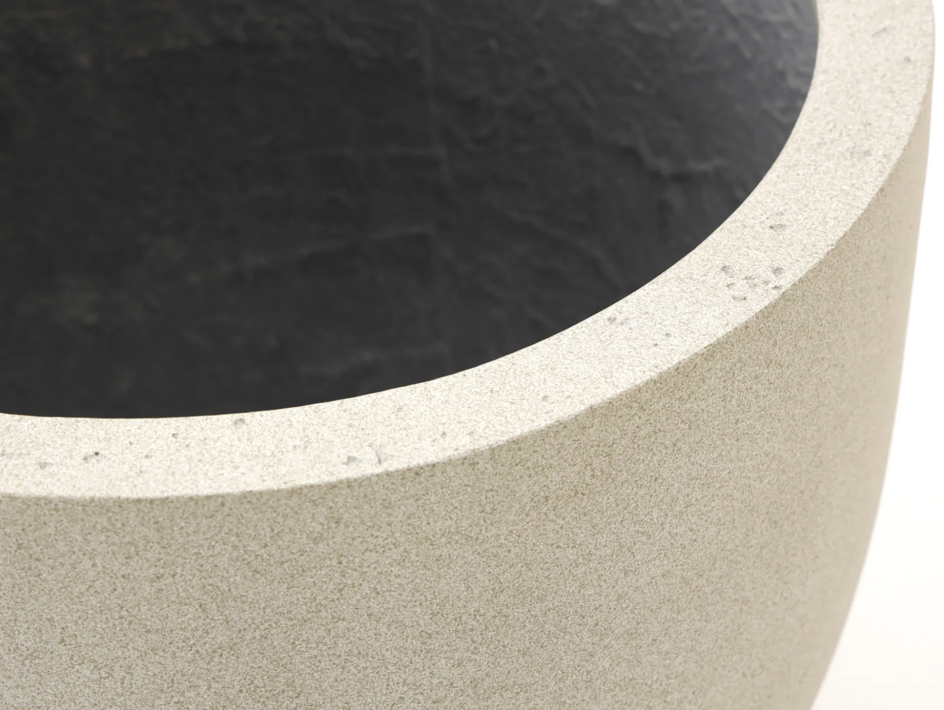 Luca Lifestyle Grigio New Egg Pot bloempot L ø55cm (h:46cm)