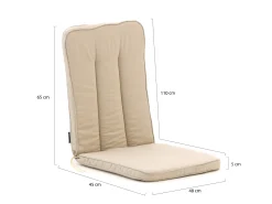 Madison Excelsior tuinkussens hoog 110x48cm