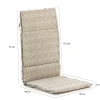 Madison Fiber tuinkussen hoog 125x50cm