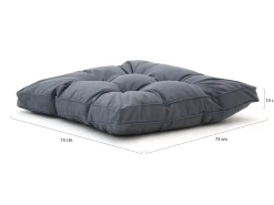 Madison Florance loungekussen zit ca. 73x73cm