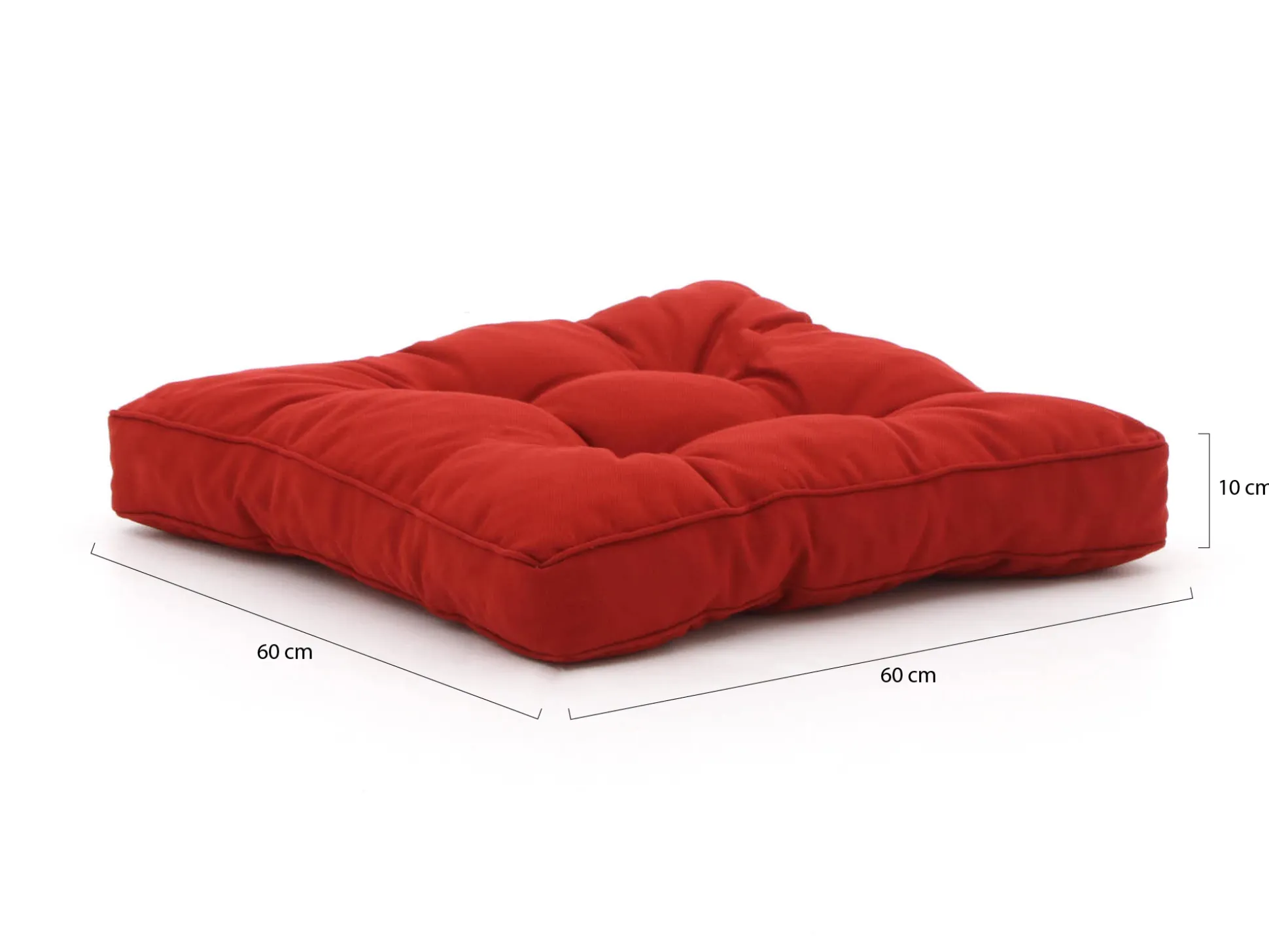 Madison Florance loungekussen zit ca. 60x60cm