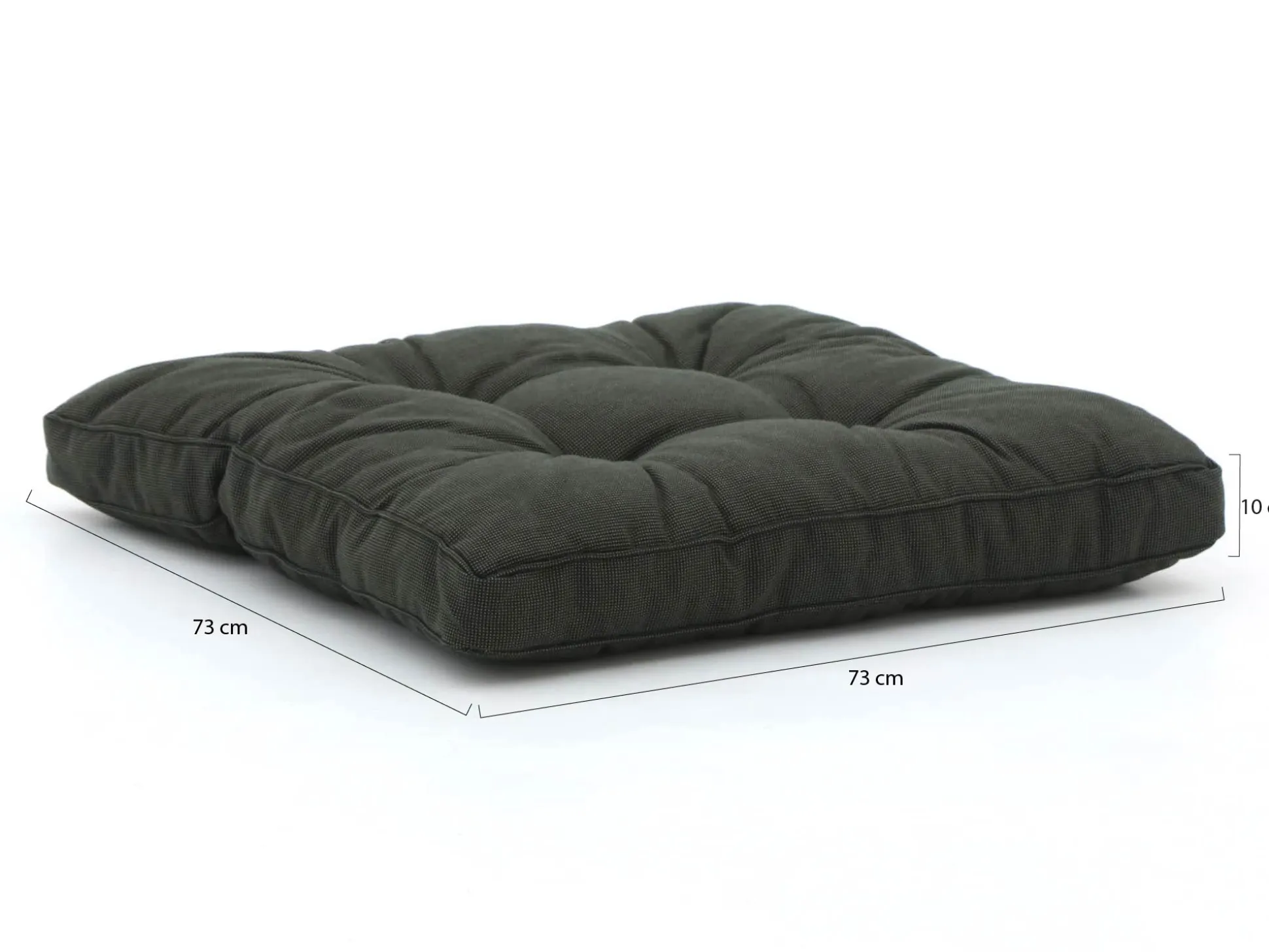 Madison Florance loungekussen zit ca. 73x73cm