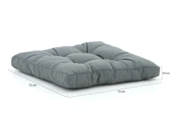Madison Florance loungekussen zit ca. 73x73cm