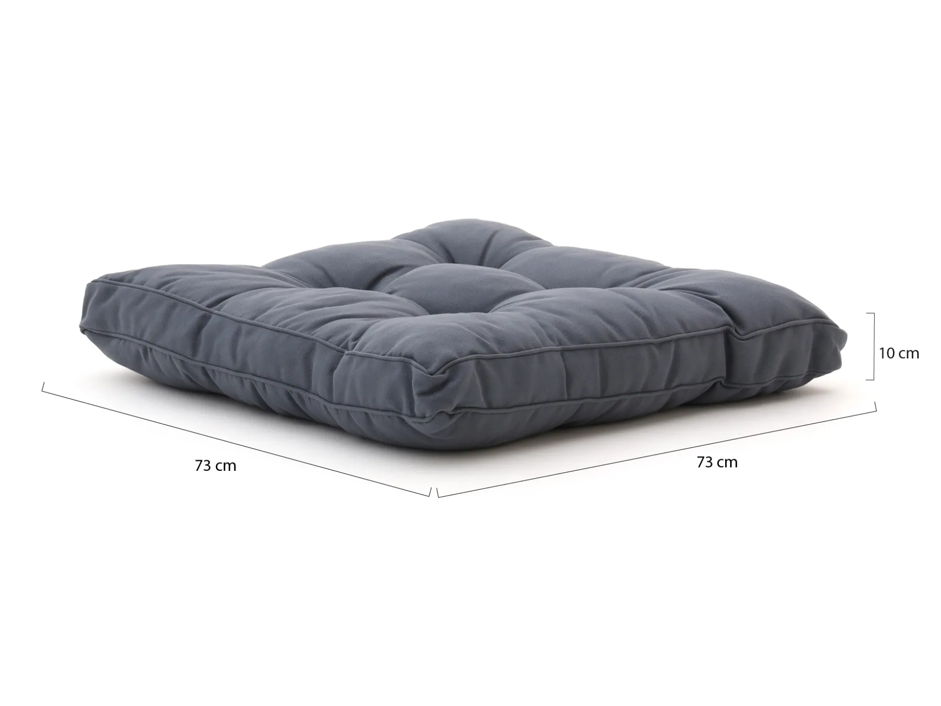 Madison Florance loungekussen zit ca. 73x73cm