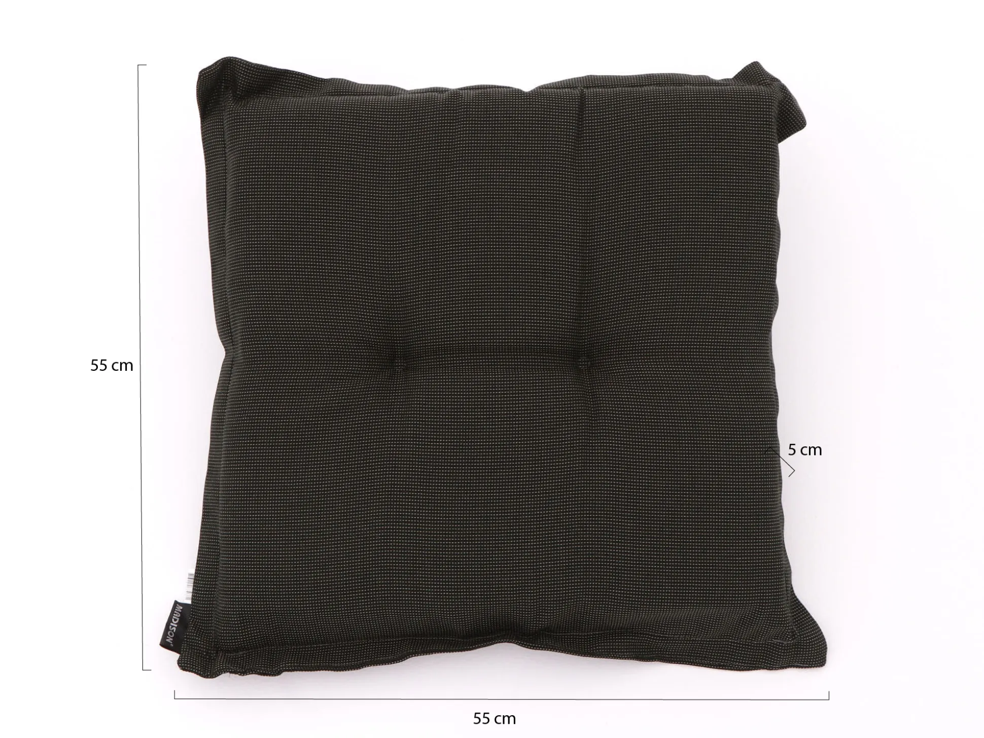 Madison Hocker/tuinkussens 55x55cm met rand zit