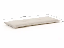 Madison tuinkussen 120x48cm voor tuinbank
