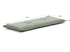 Madison tuinkussen 120x48cm voor tuinbank
