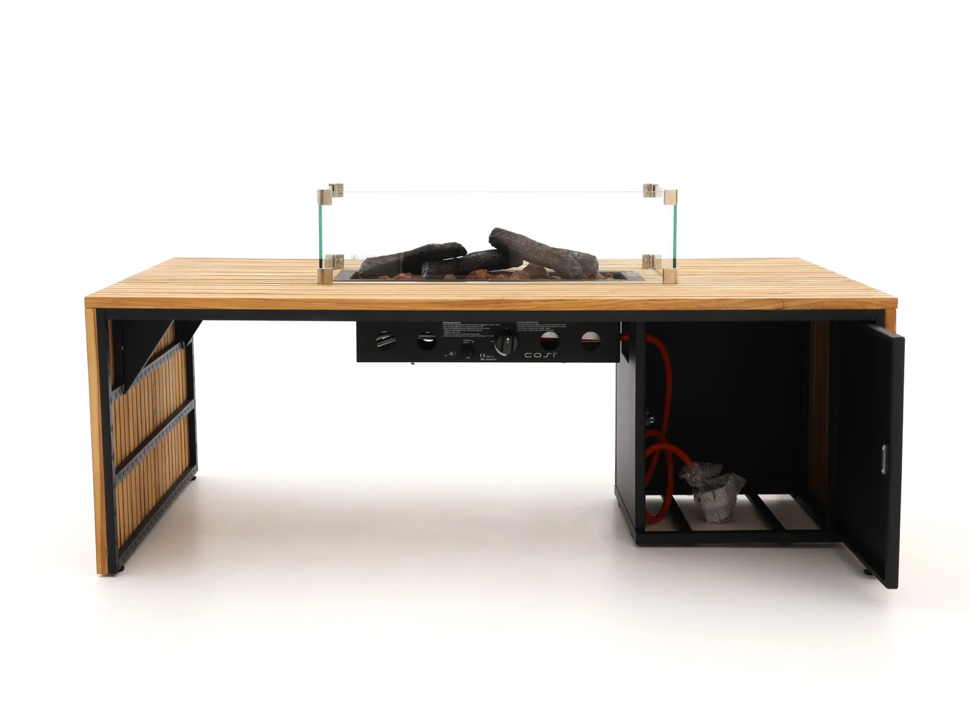 Manifesto Alzano/Cosibridge hoek loungeset met vuurtafel 5-delig