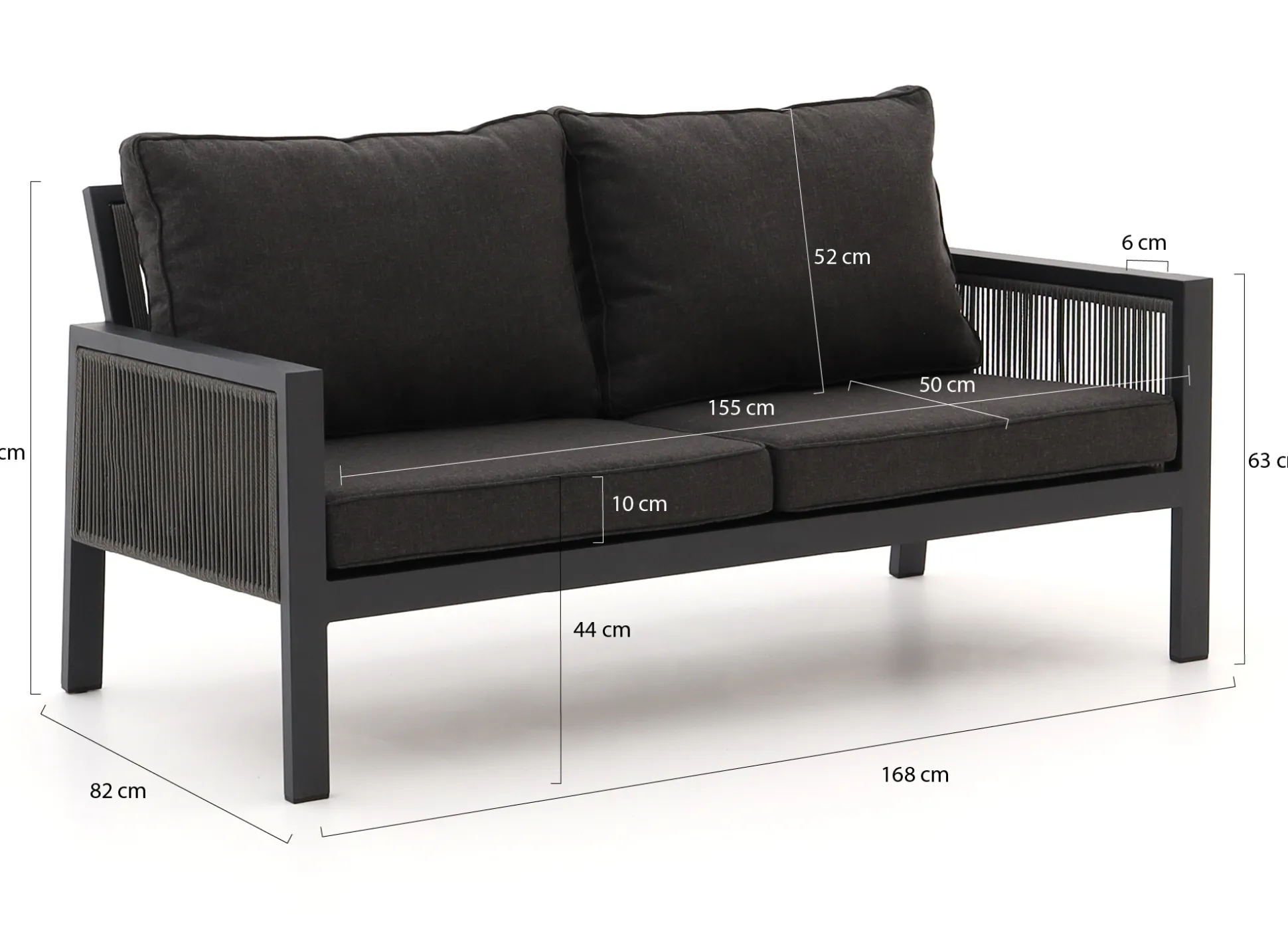 Manifesto Alzano lounge tuinbank 168cm