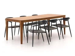 Manifesto Cavone/Bruca 220cm dining tuinset 7-delig stapelbaar