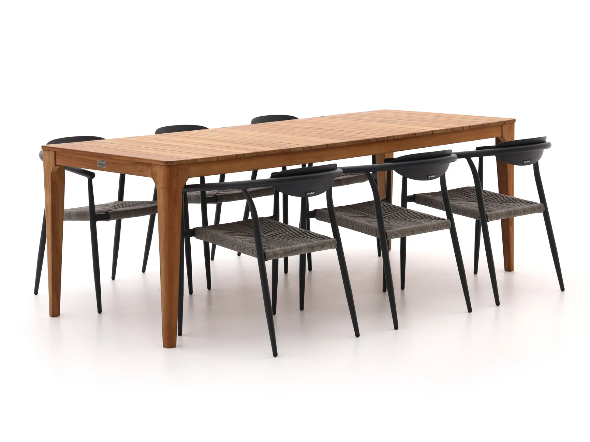 Manifesto Cavone/Bruca 220cm dining tuinset 7-delig stapelbaar