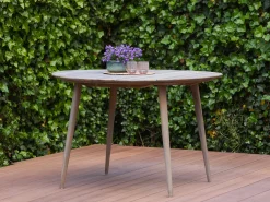 Manifesto Cavone/ROUGH-K ø 115cm dining tuinset 5-delig stapelbaar