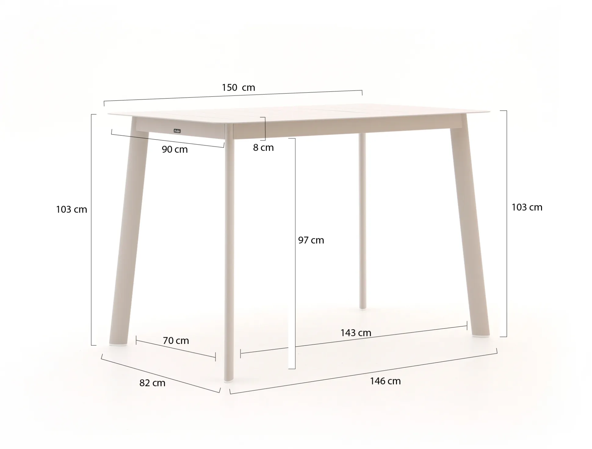 Manifesto Idro/Savio 150cm barset 5-delig