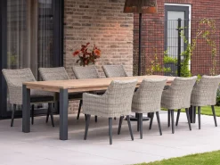 Manifesto Matese/ROUGH-S 300cm dining tuinset 9-delig