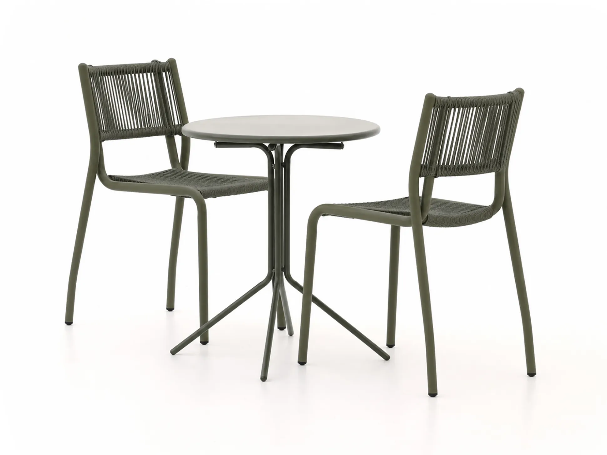 Manifesto Misurina/Aziano ø60cm dining tuinset 3-delig stapelbaar