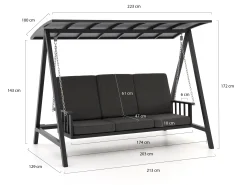 Manifesto Montalo schommelbank 213cm