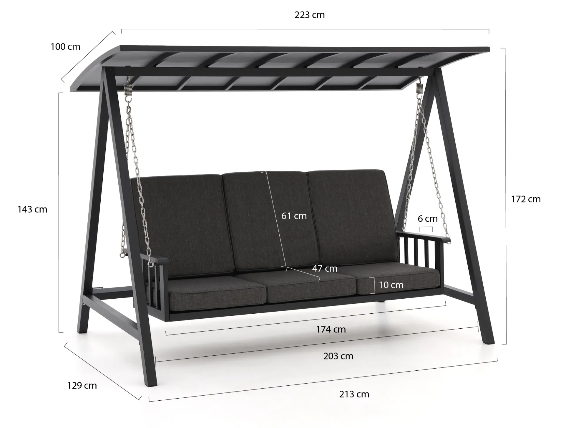 Manifesto Montalo schommelbank 213cm