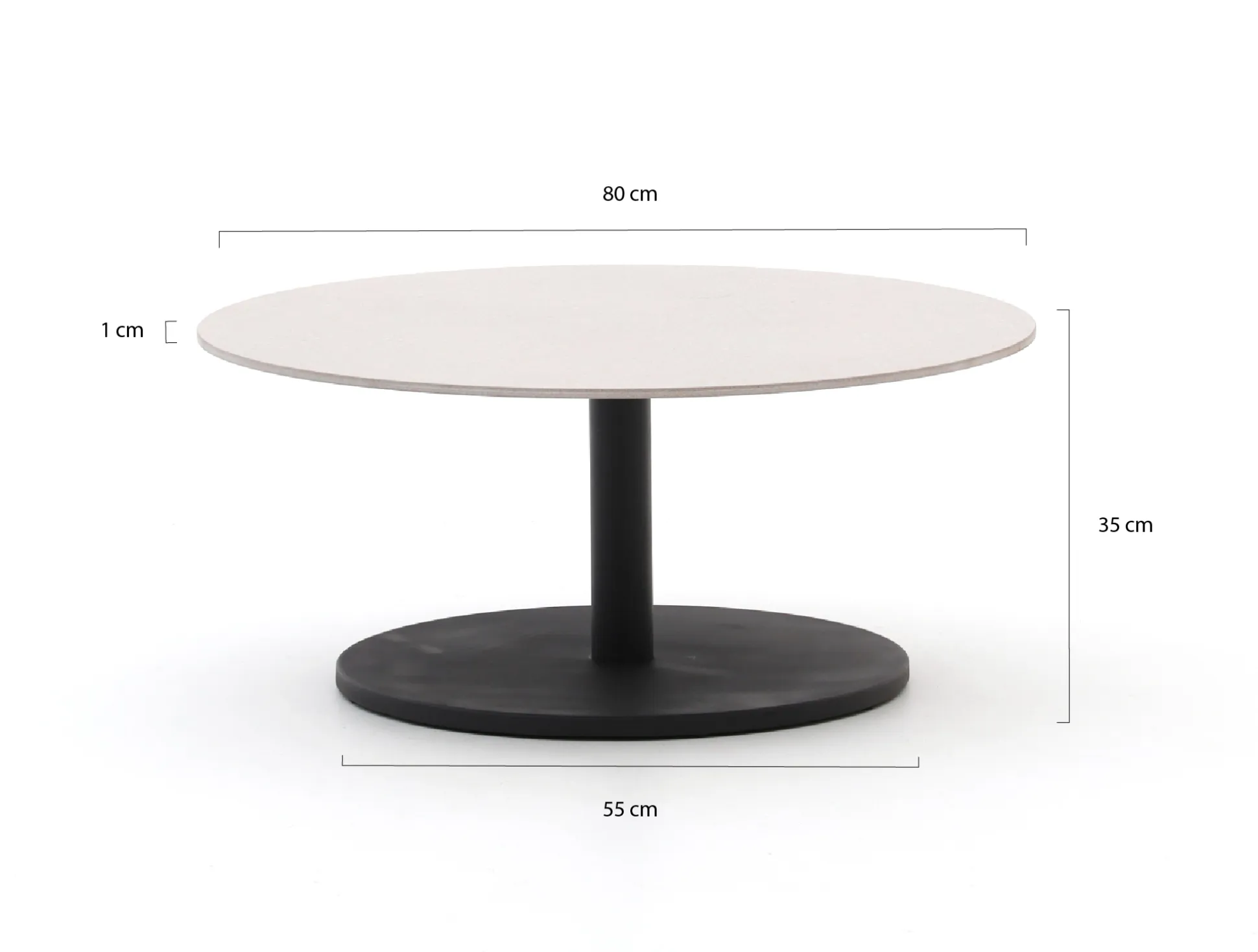 Manifesto Monticano lounge tuintafel ø 80cm (h: 35cm)