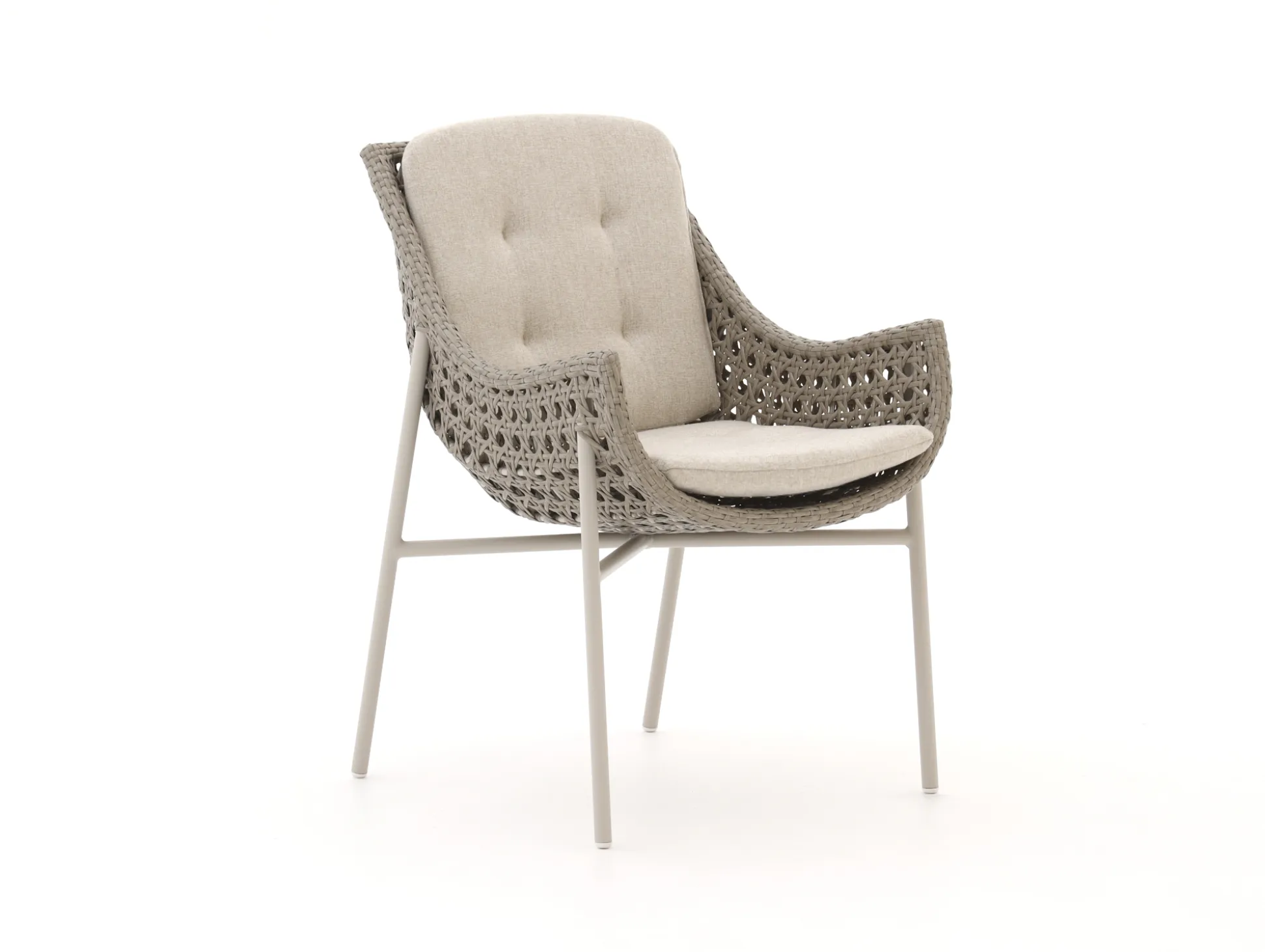 Manifesto Novara/ROUGH-Y ø120cm dining tuinset 5-delig