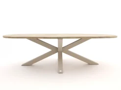 Manifesto Novara/ROUGH-Y Ellips 240cm dining tuinset 9-delig