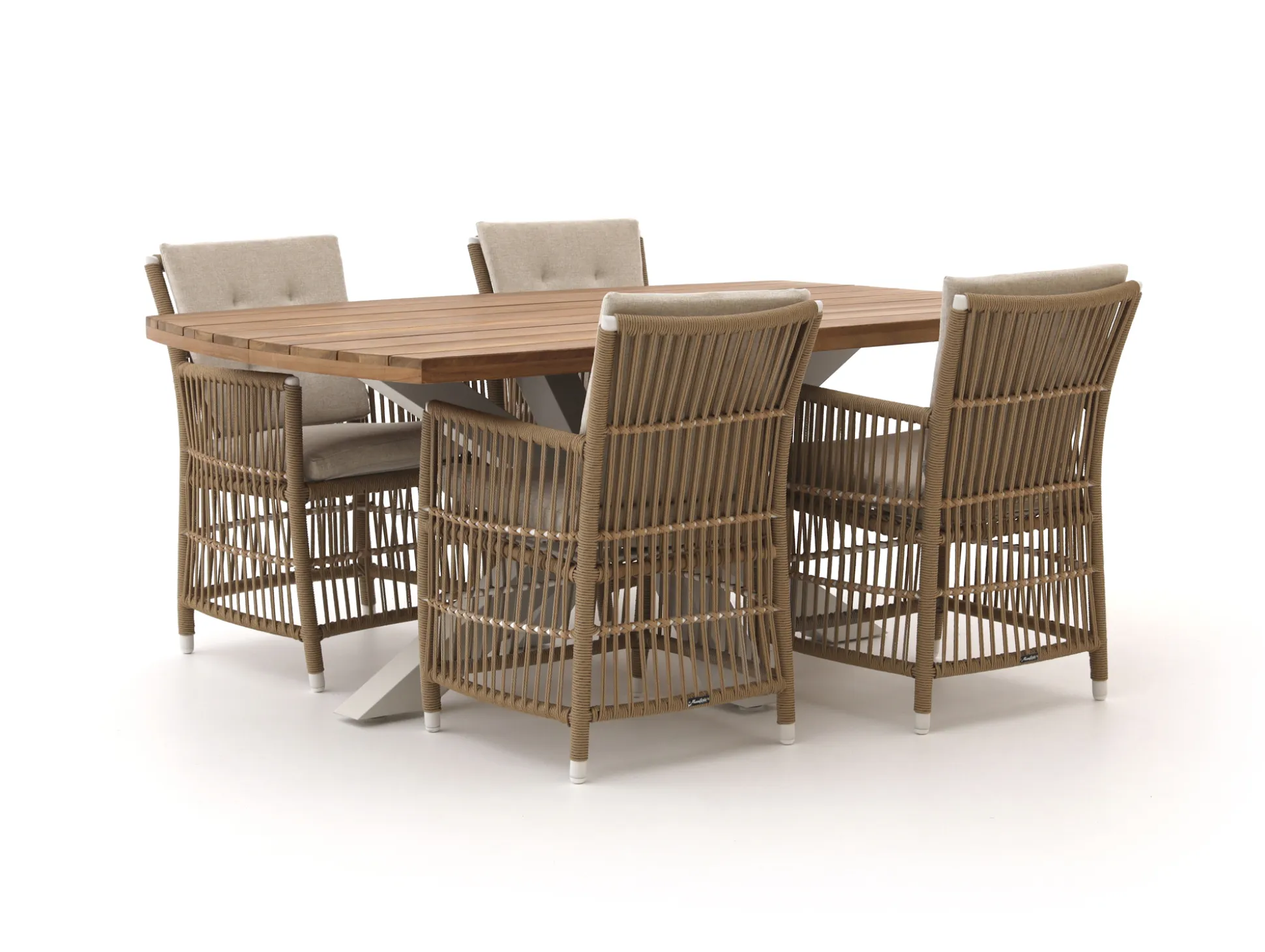 Manifesto Ortello/Induno deens ovaal 180cm dining tuinset 5-delig