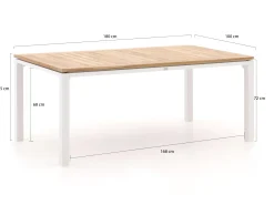 Manifesto Ortello/Linosa 180cm dining tuinset 5-delig
