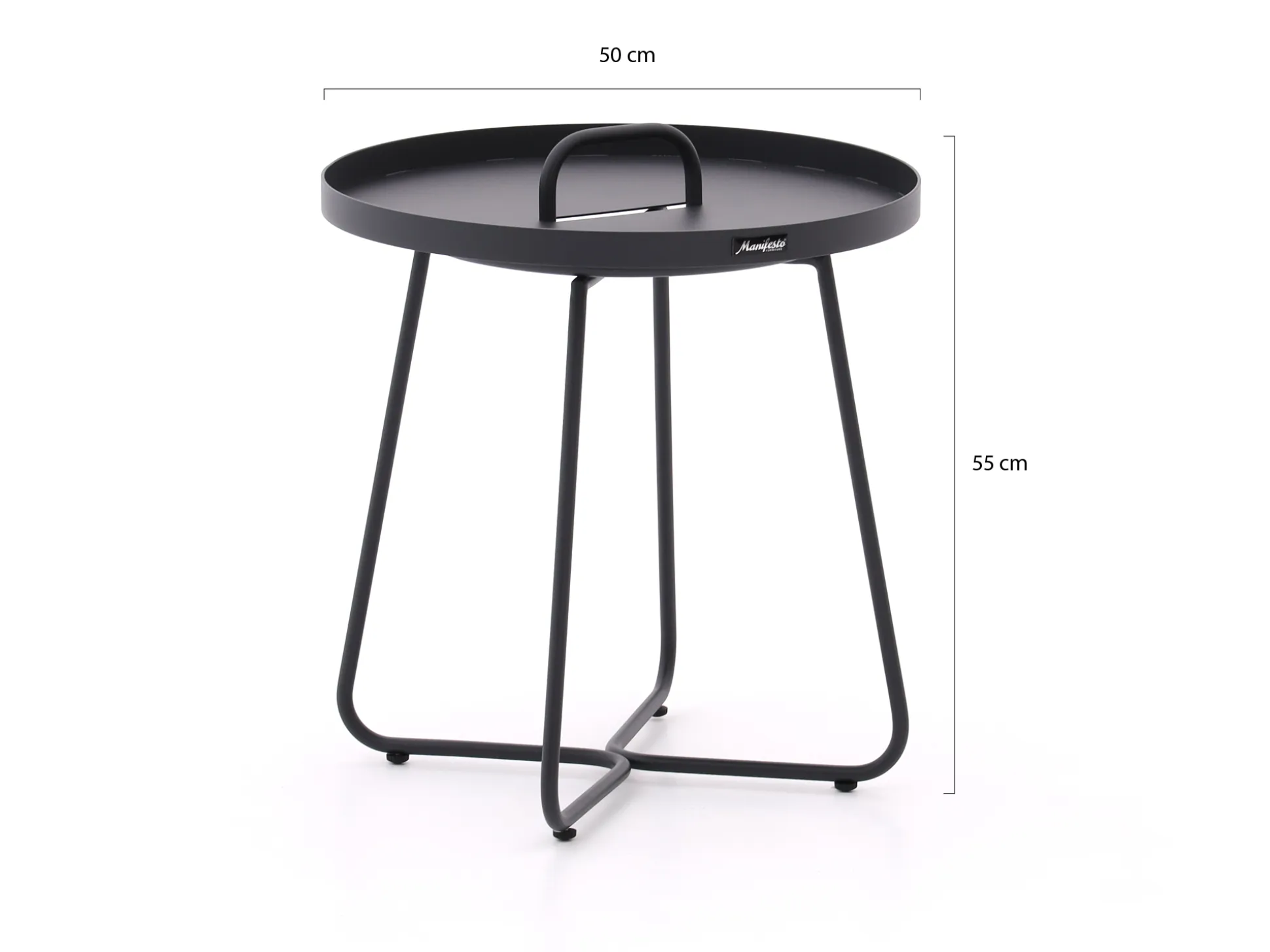 Manifesto Pito bijzet tuintafel ø 50cm (h:55cm)