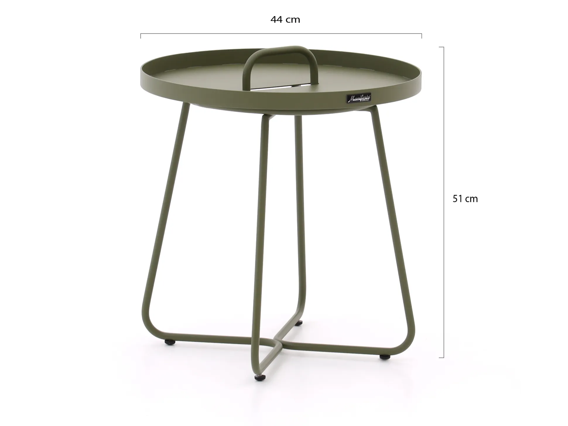 Manifesto Pito bijzet tuintafel ø 44cm (h:51cm)